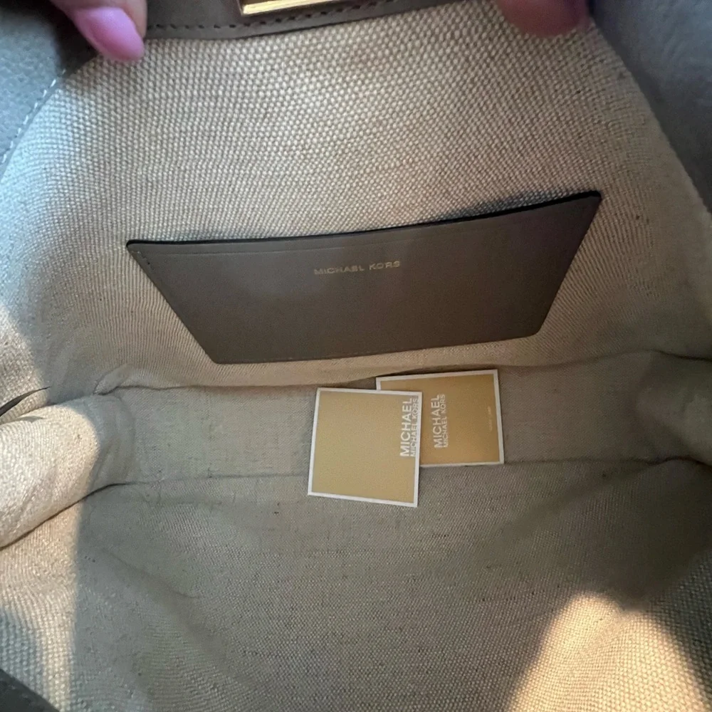 Michael Kors Large Nubuck Hobo Shoulder Bag - Picture 9 of 12